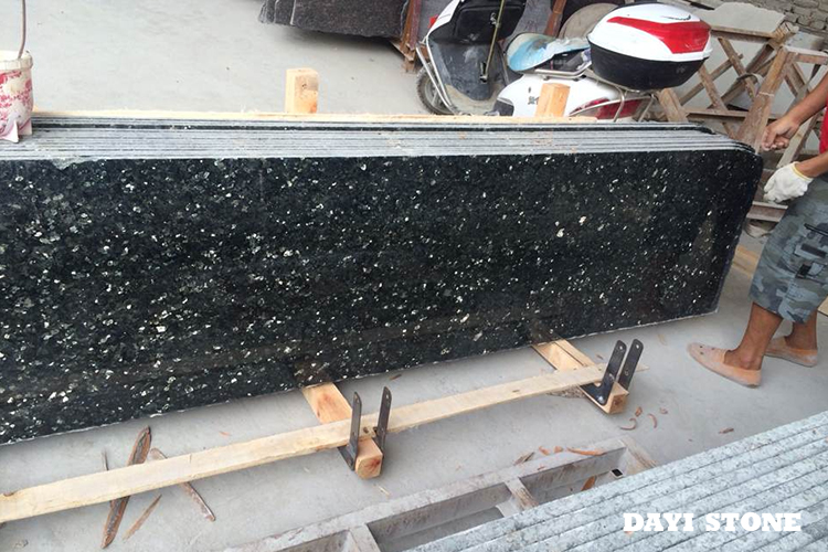 Half Granite Slabs Emerald Pearl Surface polished edges natural 240up x 70up x 2cm